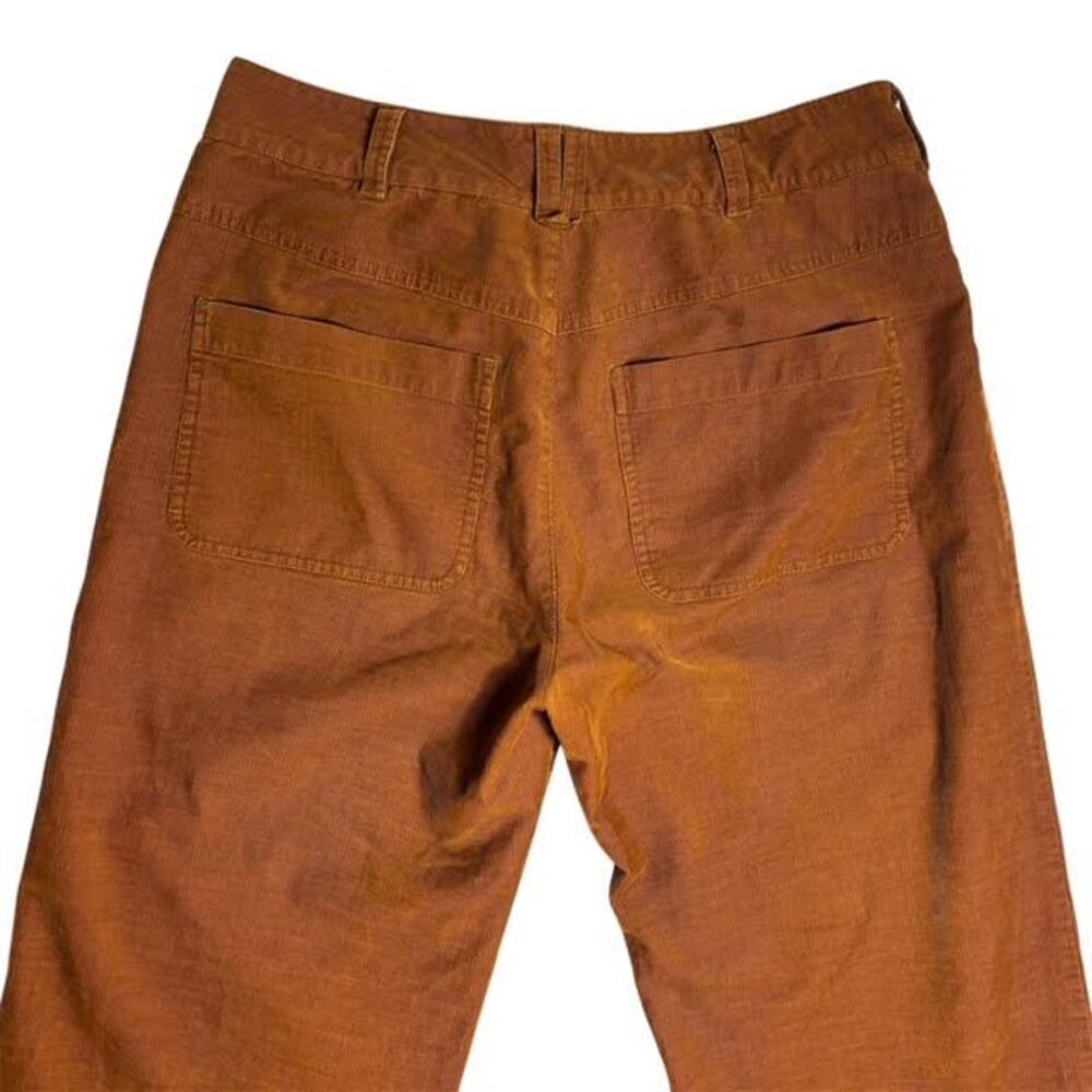 TYLER BOE CASUAL RUST ORANGE CORDUROY WIDE LEG PANTS WOMEN'S SIZE 8 - Picture 6 of 7